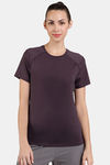 Amante Quick Dry Relaxed Top - Midnight Plum — thumbnail 1